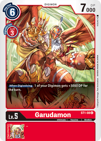 Garudamon - ST1-08 - Uncommon available at 401 Games Canada