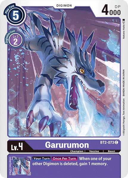 Garurumon - BT2-073 - Common available at 401 Games Canada