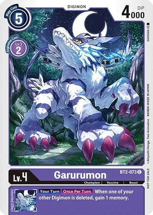 Garurumon - BT2-073 - (Official Tournament Pack Vol.3 Alternate Art) available at 401 Games Canada