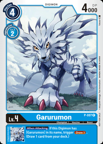 Garurumon - P-007 - Promo available at 401 Games Canada