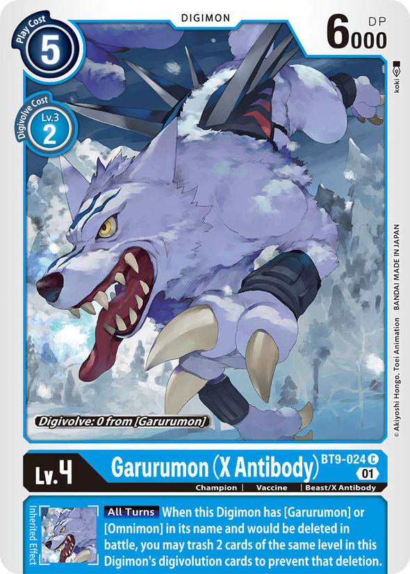 Garurumon (X Antibody) - BT9-024 - Common available at 401 Games Canada