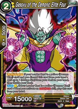 Gassyu of the Demonic Elite Four - BT11-106 - Common (FOIL) (Reprint) available at 401 Games Canada