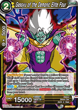 Gassyu of the Demonic Elite Four - BT11-106 - Common available at 401 Games Canada