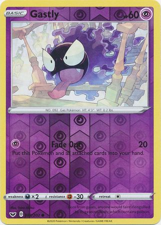 Gastly - 083/202 - Common - Reverse Holo available at 401 Games Canada