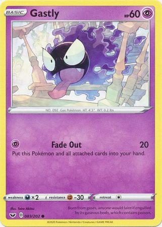 Gastly - 083/202 - Common available at 401 Games Canada