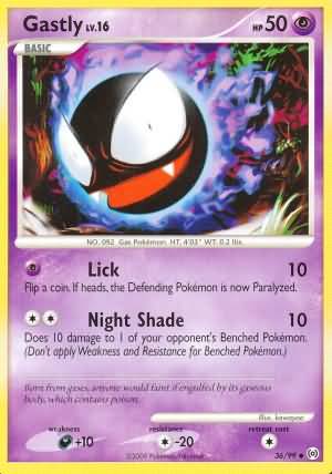 Gastly - 36/99 - Uncommon available at 401 Games Canada