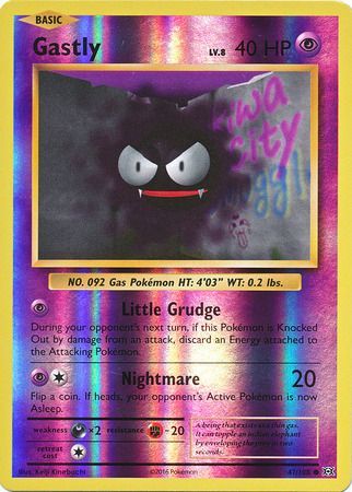 Gastly - 47/108 - Common - Reverse Holo available at 401 Games Canada