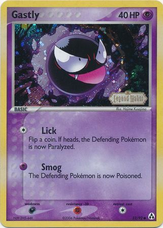 Gastly - 52/92 - Common - Reverse Holo available at 401 Games Canada