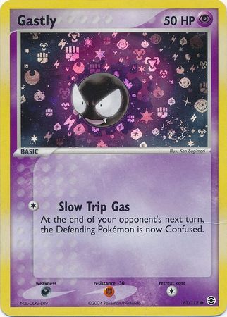 Gastly - 63/112 - Common - Reverse Holo available at 401 Games Canada