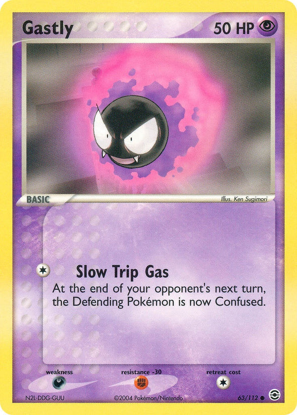 Gastly - 63/112 - Common available at 401 Games Canada