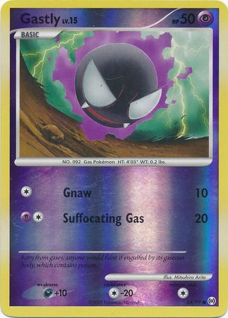 Gastly - 64/99 - Common - Reverse Holo available at 401 Games Canada