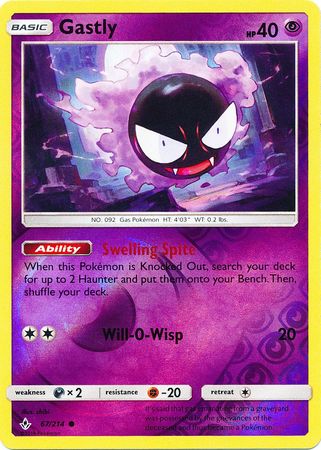 Gastly - 67/214 - Common - Reverse Holo available at 401 Games Canada