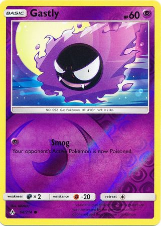 Gastly - 68/214 - Common - Reverse Holo available at 401 Games Canada