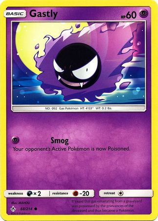 Gastly - 68/214 - Common available at 401 Games Canada