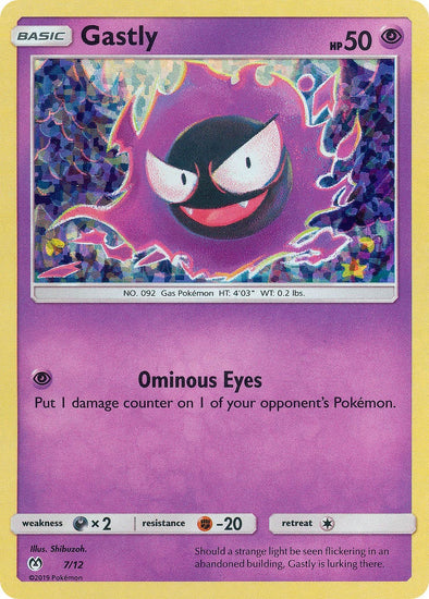 Gastly - 7/12 - McDonald's Holo - Promo available at 401 Games Canada