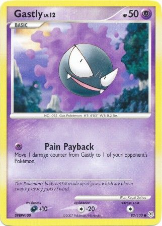 Gastly - 82/130 - Common available at 401 Games Canada