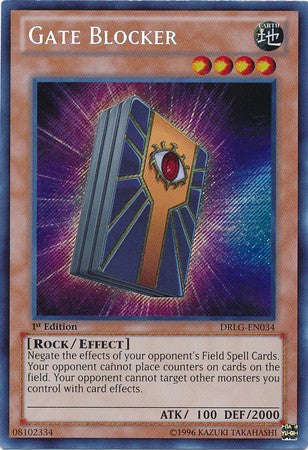 Gate Blocker - DRLG-EN034 - Secret Rare - 1st Edition available at 401 Games Canada