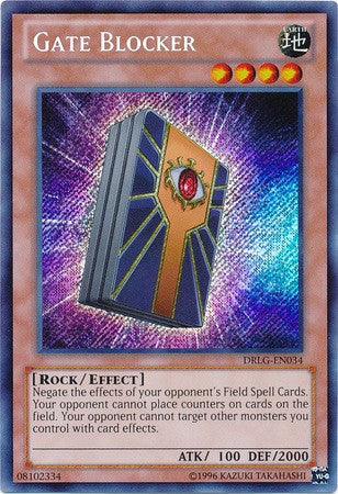 Gate Blocker - DRLG-EN034 - Secret Rare - Unlimited available at 401 Games Canada