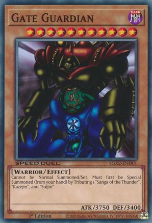 Gate Guardian - SGX2-END01 - Common - 1st Edition available at 401 Games Canada