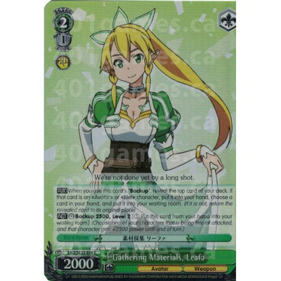 Gathering Materials, Leafa (Parallel Foil) available at 401 Games Canada