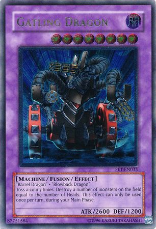 Gatling Dragon - FET-EN035 - Ultimate Rare - Unlimited available at 401 Games Canada