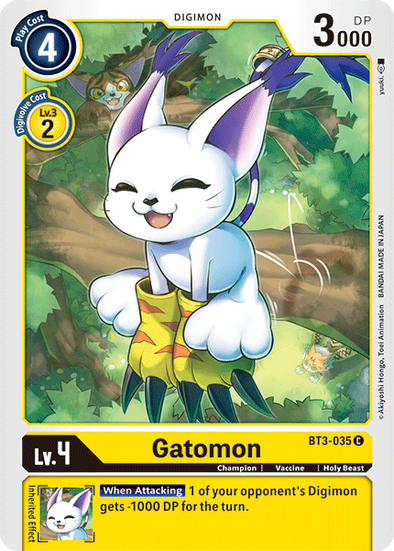 Gatomon - BT3-035 - Common available at 401 Games Canada