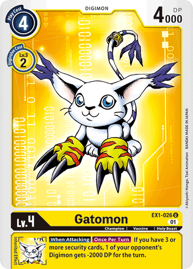 Gatomon - EX1-026 - Uncommon available at 401 Games Canada