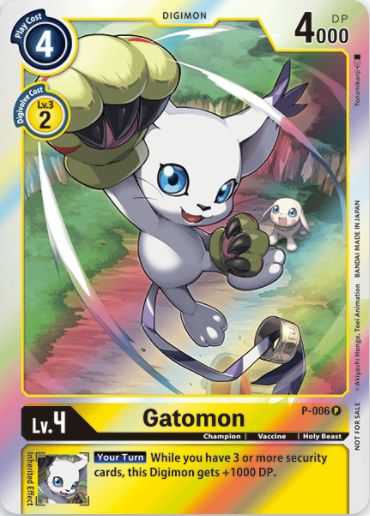 Gatomon - P-006 - (Rainbow) Promo available at 401 Games Canada