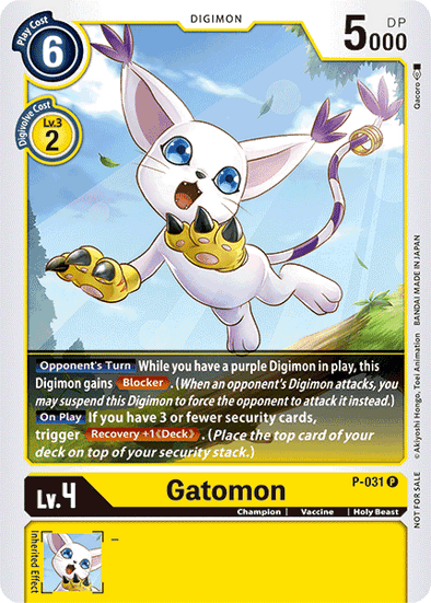 Gatomon - P-031 - Promo (Foil) available at 401 Games Canada