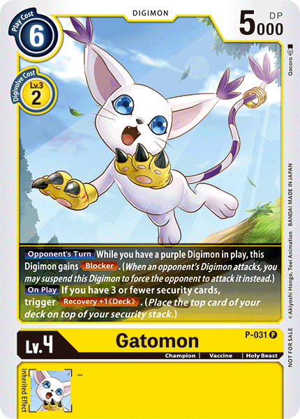 Gatomon - P-031 - Promo (Foil) available at 401 Games Canada