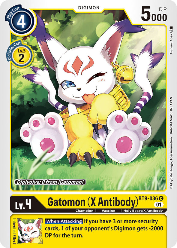 Gatomon (X Antibody) - BT9-036 - Common available at 401 Games Canada