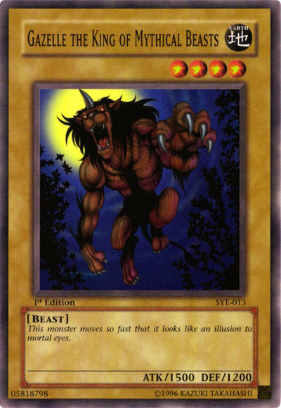 Gazelle the King of Mythical Beasts - SYE-013 - Common - 1st Edition available at 401 Games Canada