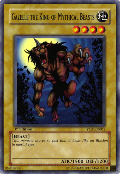 Gazelle the King of Mythical Beasts - YSD-EN001 - Common - 1st Edition available at 401 Games Canada