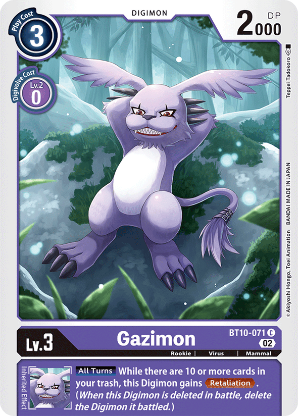 Gazimon - BT10-071 - Common available at 401 Games Canada