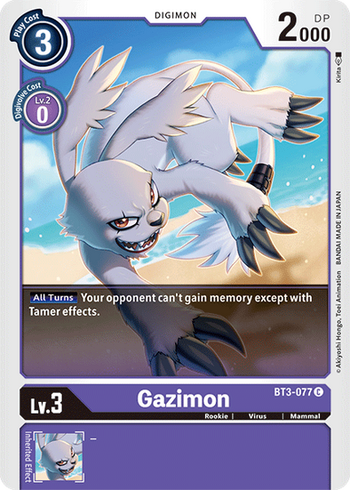 Gazimon - BT3-077 - Common available at 401 Games Canada