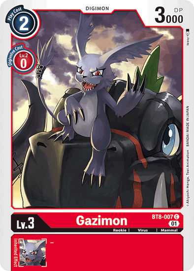 Gazimon - BT8-007 - Common available at 401 Games Canada