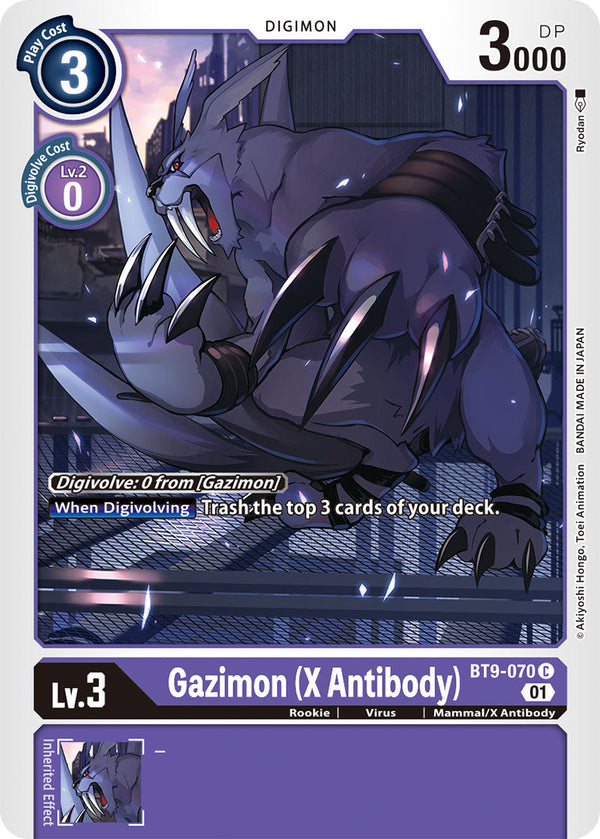 Gazimon (X Antibody) - BT9-070 - Common available at 401 Games Canada