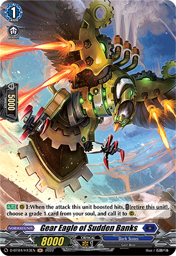 Gear Eagle of Sudden Banks - D-BT04/H13 - Holo Rare available at 401 Games Canada