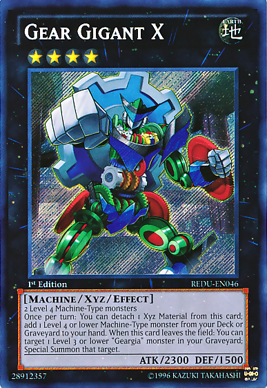 Gear Gigant X - REDU-EN046 - Secret Rare - 1st Edition available at 401 Games Canada