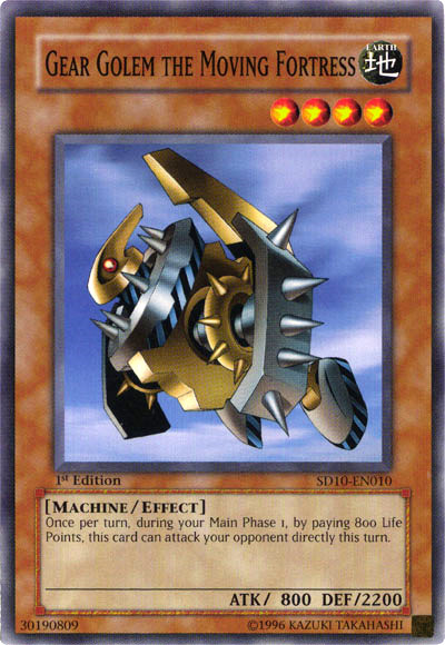 Gear Golem the Moving Fortress - SD10-EN010 - Common - 1st Edition available at 401 Games Canada