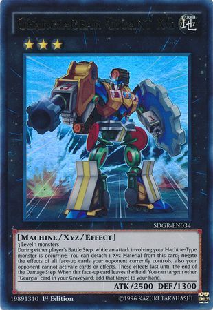 Geargiagear Gigant XG - SDGR-EN034 - Ultra Rare - 1st Edition available at 401 Games Canada