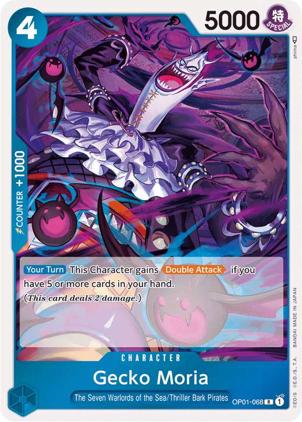 Gecko Moria - OP01-068 - Rare available at 401 Games Canada