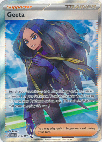 Geeta - 218/197 - Full Art Ultra Rare available at 401 Games Canada