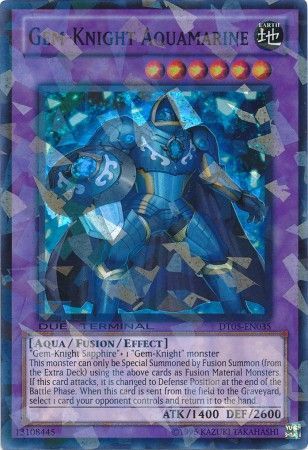 Gem-Knight Aquamarine - DT05-EN035 - Super Parallel Rare available at 401 Games Canada