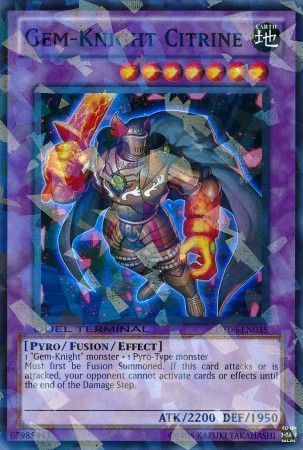 Gem-Knight Citrine - DT06-EN035 - Super Parallel Rare available at 401 Games Canada