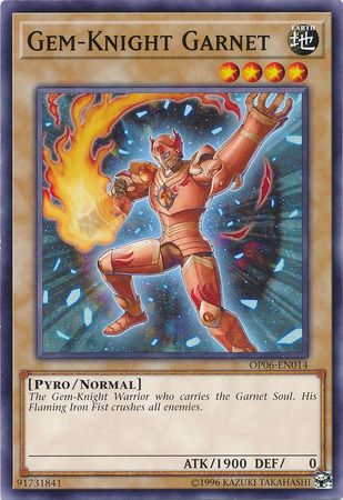 Gem-Knight Garnet - OP06-EN014 - Common available at 401 Games Canada