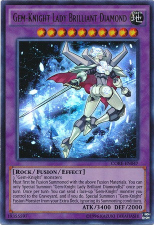 Gem-Knight Lady Brilliant Diamond - CORE-EN047 - Ultra Rare - Unlimited available at 401 Games Canada