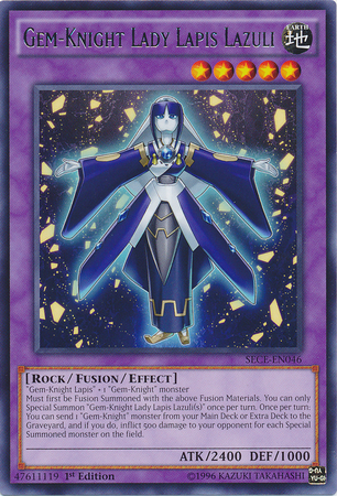 Gem-Knight Lady Lapis Lazuli - SECE-EN046 - Rare - 1st Edition available at 401 Games Canada