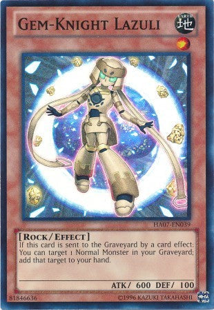 Gem-Knight Lazuli - HA07-EN039 - Super Rare - Unlimited available at 401 Games Canada