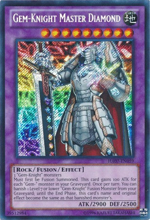 Gem-Knight Master Diamond - HA07-EN059 - Secret Rare - Unlimited available at 401 Games Canada